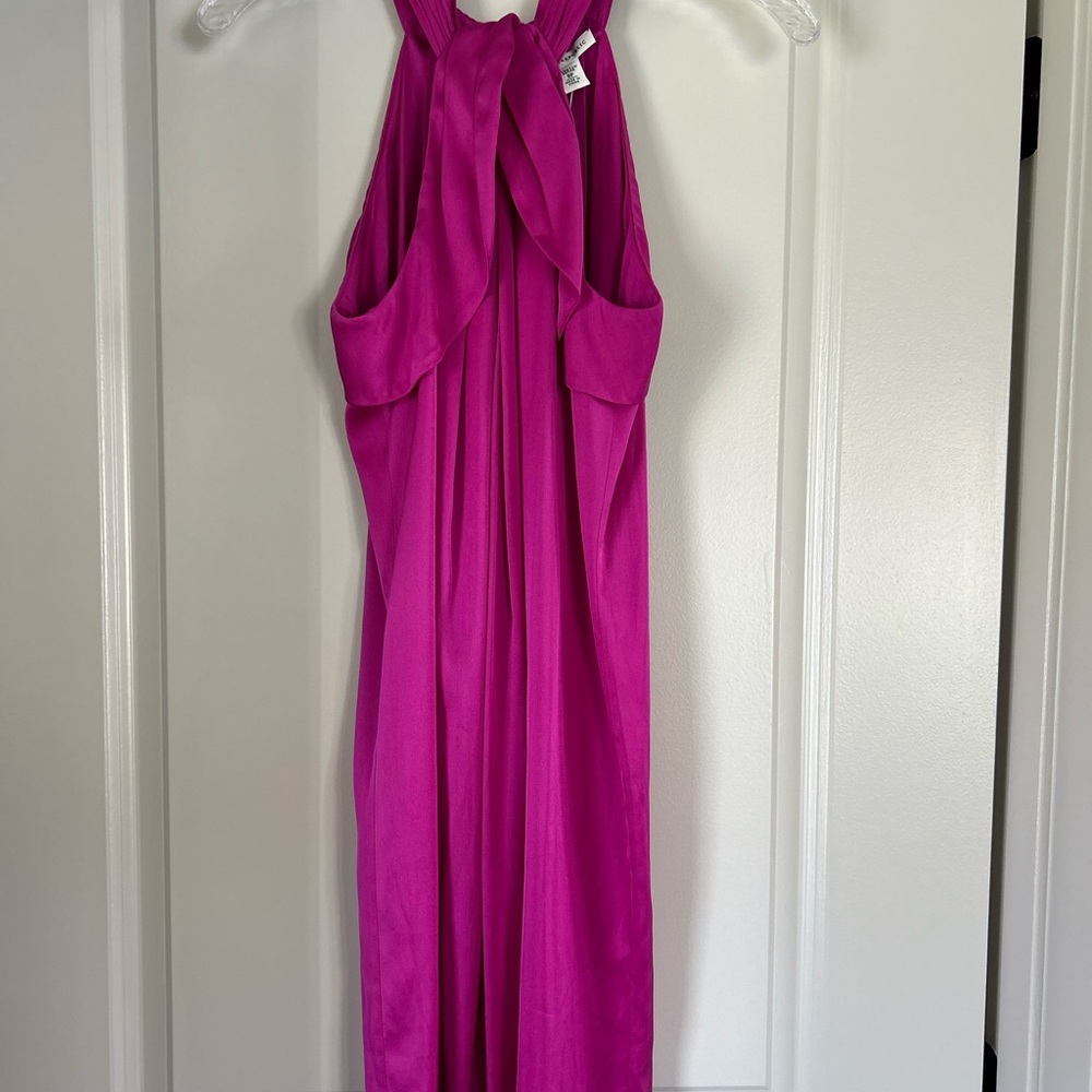 Banana Republic Fuchsia Silk Dress